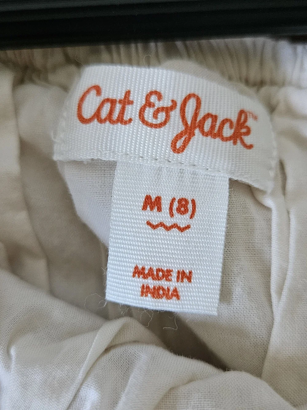 Cat & Jack Cream Sundress with Ruffled Straps